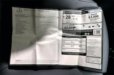 2025 Mercedes-Benz GLA GLA 250 4MATIC®