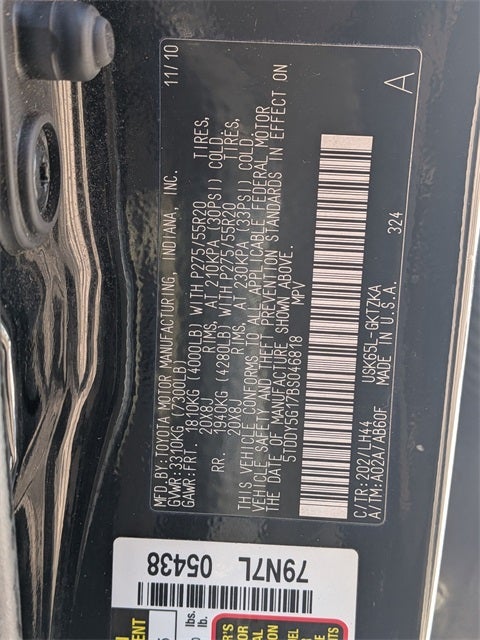 2011 Toyota SEQUOIA Platinum