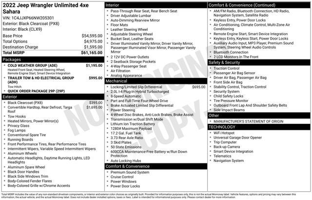 2022 Jeep Wrangler Unlimited Sahara 4xe
