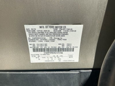 2018 Ford Taurus Limited