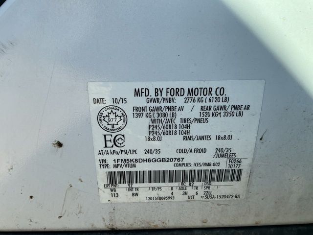 2016 Ford Explorer XLT