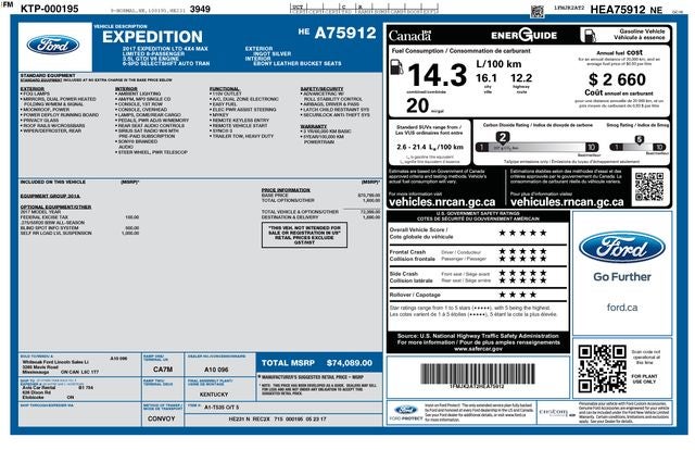 2017 Ford Expedition EL Limited