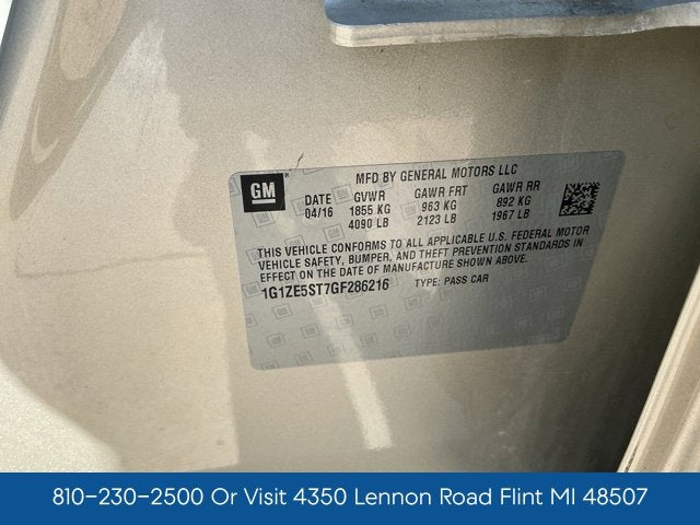 2016 Chevrolet Malibu LT 1LT