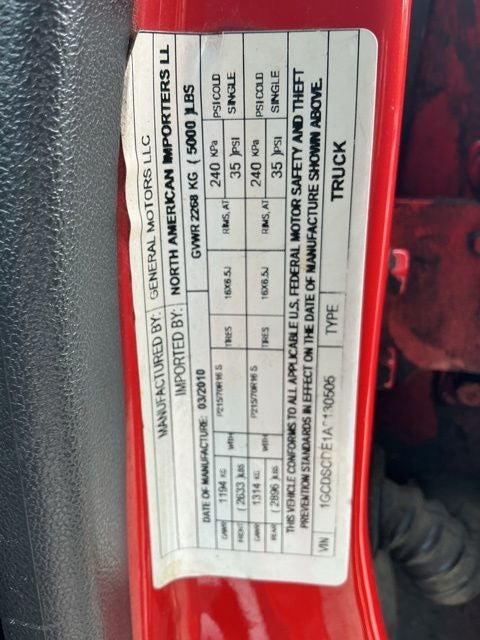2010 Chevrolet Colorado 1LT