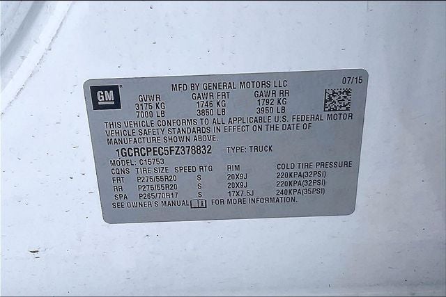 2015 Chevrolet Silverado 1500 LS