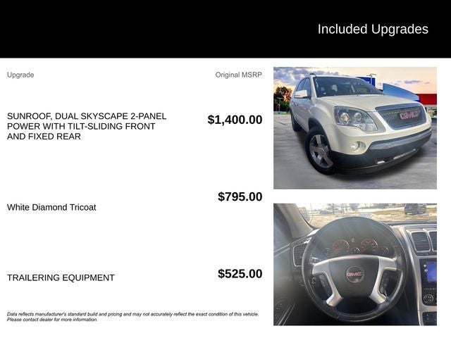 2010 GMC Acadia SLT-1