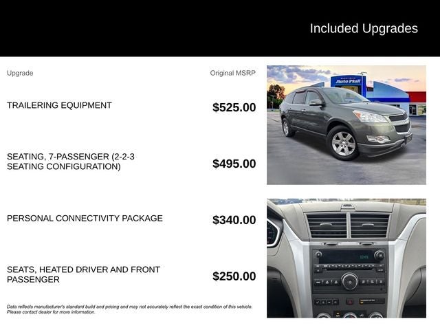 2011 Chevrolet Traverse LT 1LT