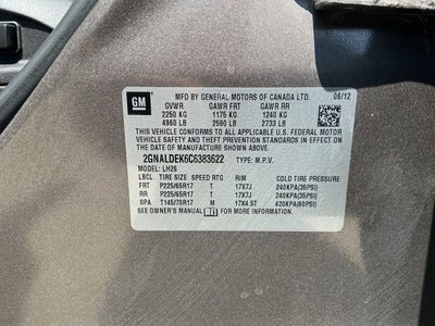 2012 Chevrolet Equinox LT 1LT
