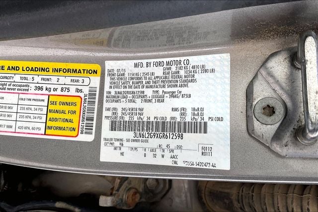 2016 Lincoln MKZ Base