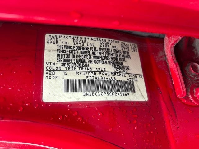 2012 Nissan Versa 1.8 S