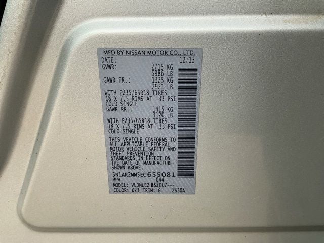 2014 Nissan Pathfinder SV