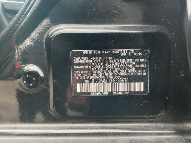 2015 Subaru XV Crosstrek 2.0i Limited