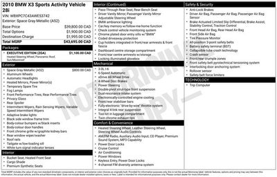 2010 BMW X3 xDrive30i