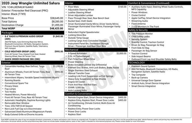 2020 Jeep Wrangler Unlimited Sahara