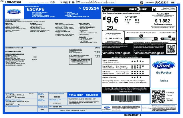 2018 Ford Escape SE