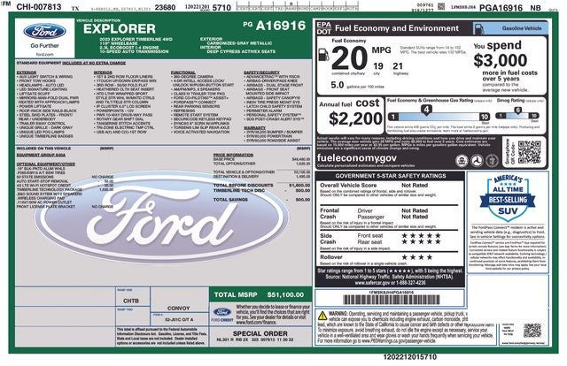 2023 Ford Explorer Timberline