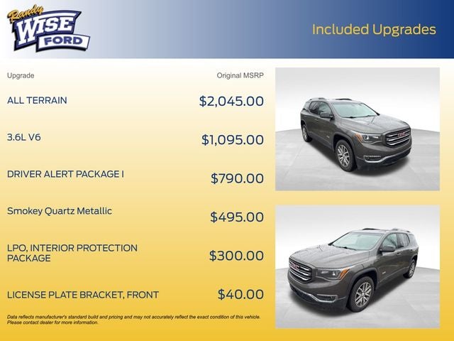 2019 GMC Acadia SLE-2