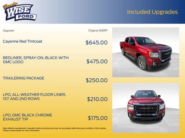 2021 GMC Canyon AT4 w/Cloth
