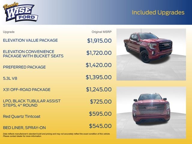 2019 GMC Sierra 1500 Elevation