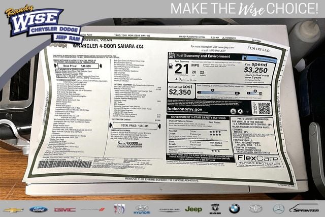 2026 Jeep Wrangler WRANGLER 4-DOOR SAHARA