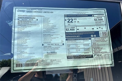 2025 Jeep Grand Cherokee GRAND CHEROKEE LIMITED 4X4