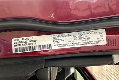 2025 Jeep Grand Cherokee GRAND CHEROKEE L LIMITED 4X4