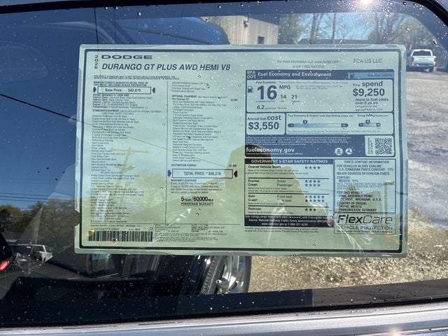 2026 Dodge Durango DURANGO GT PLUS AWD HEMI V8