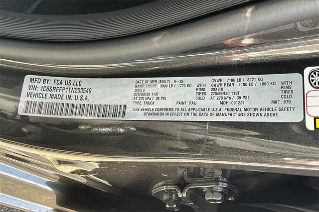 2026 RAM Ram 1500 RAM 1500 BIG HORN CREW CAB 4X4 5'7' BOX