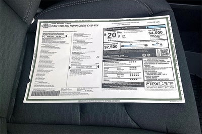 2026 RAM Ram 1500 RAM 1500 BIG HORN CREW CAB 4X4 5'7' BOX