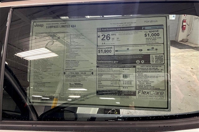 2026 Jeep Compass COMPASS LIMITED 4X4