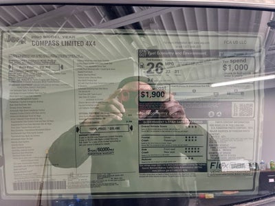 2026 Jeep Compass COMPASS LIMITED 4X4