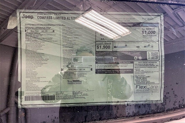 2026 Jeep Compass COMPASS LIMITED ALTITUDE 4X4