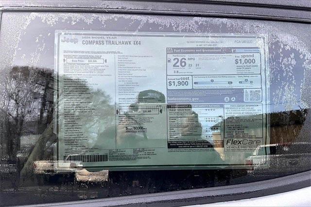 2026 Jeep Compass COMPASS TRAILHAWK 4X4