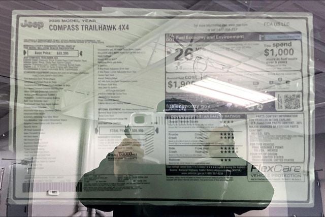 2026 Jeep Compass COMPASS TRAILHAWK 4X4